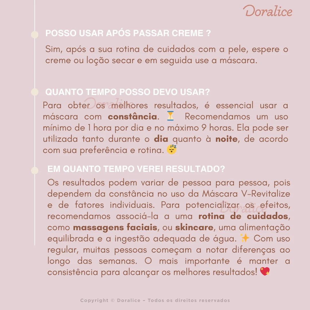 V-Revitalize™ - Máscara de Contorno Facial - Suaviza Rugas, Papada e Modela o Rosto