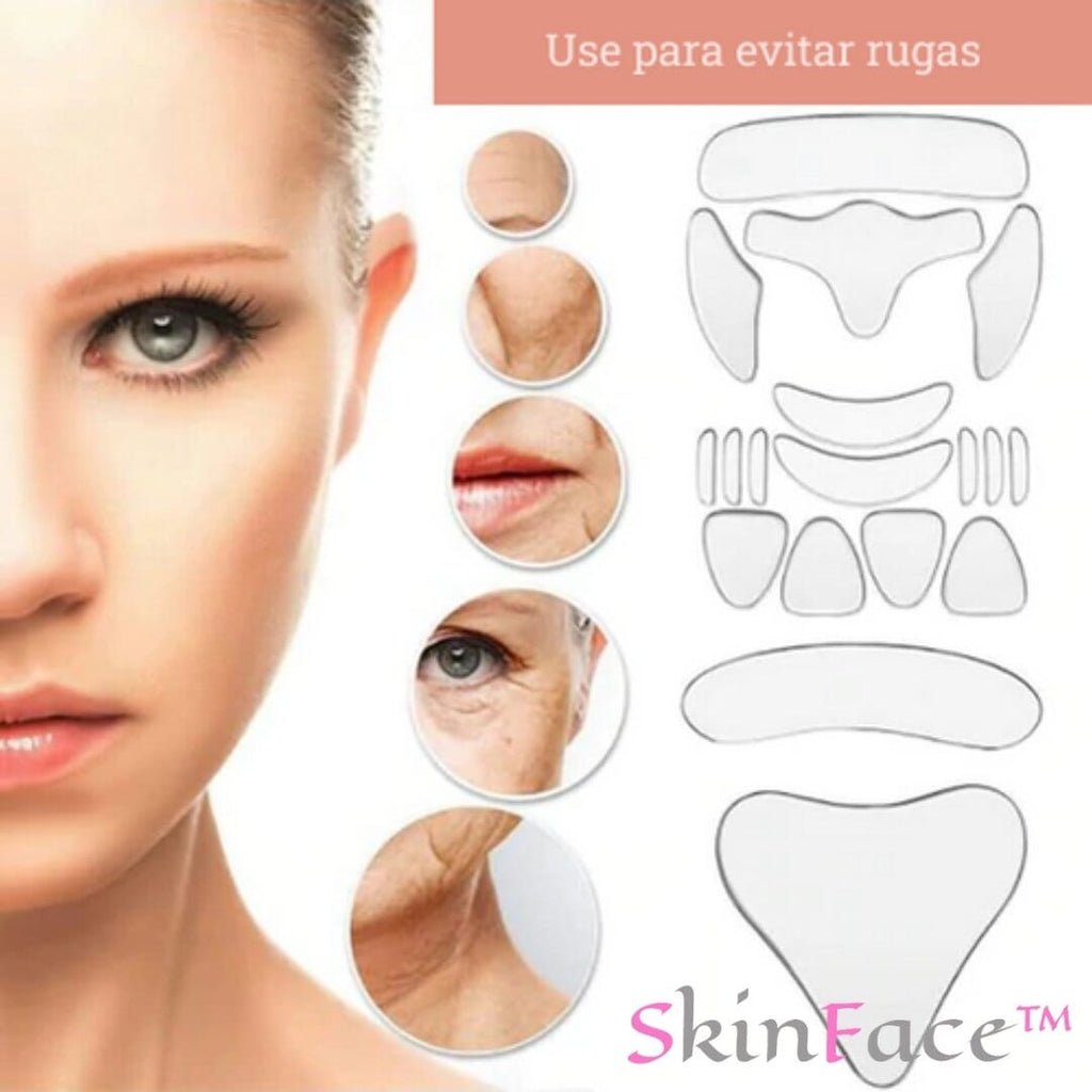 SkinFace™ - Adesivos de Silicone Rejuvenescedor Anti Rugas